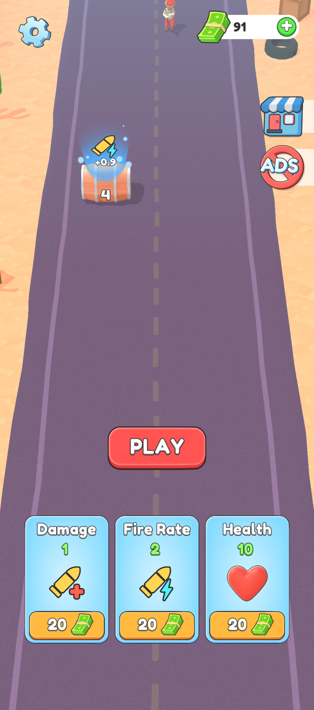 Mini Soldier Run mobile squad collection screenshot