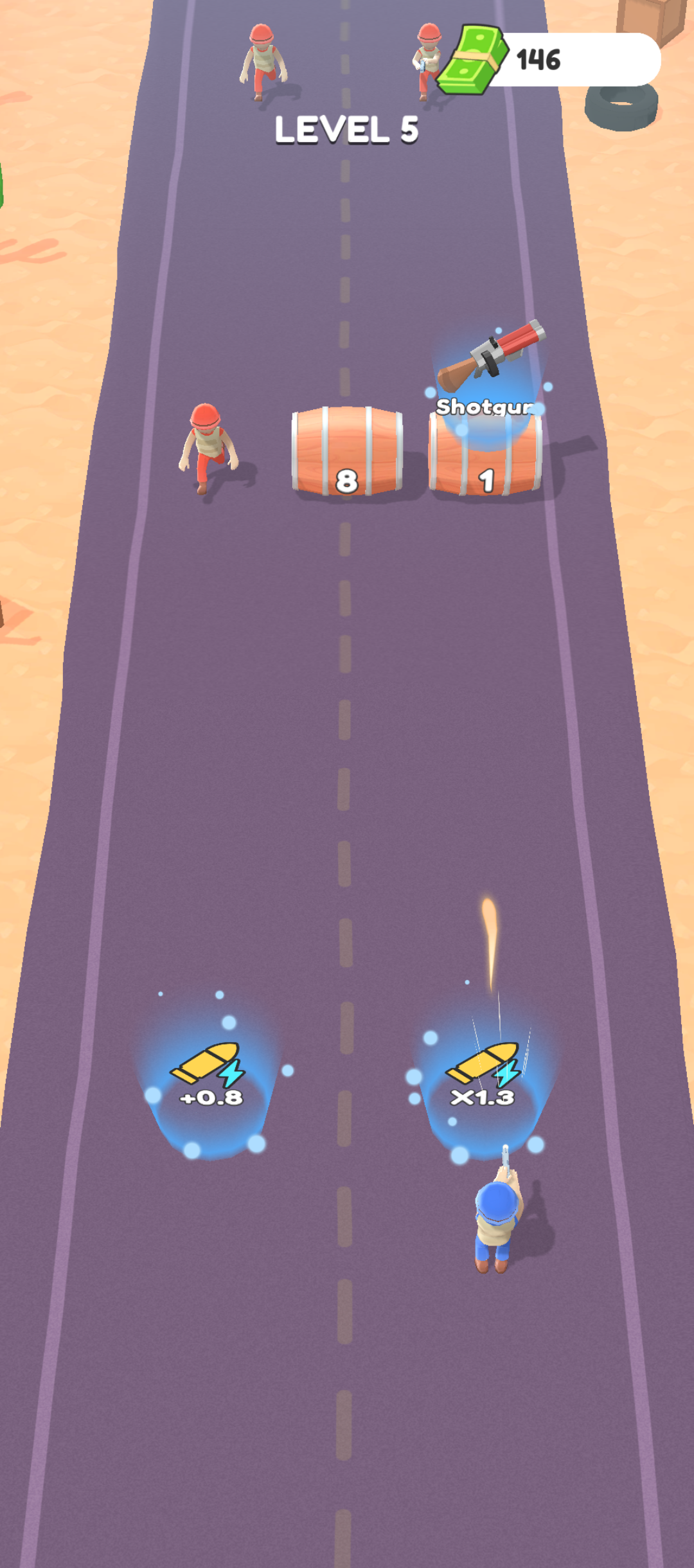 Mini Soldier Run mobile bonus reward screenshot